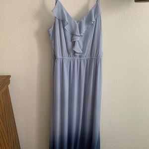 LC blue ombré maxi dress